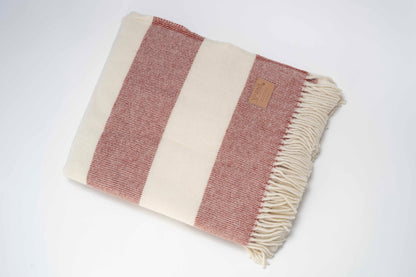 100% Lambswool Throw - Sunset