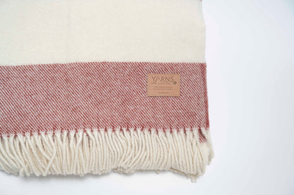 100% Lambswool Throw - Sunset